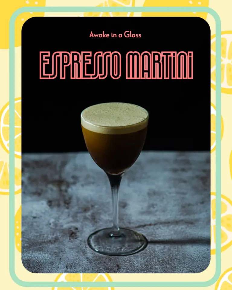 Espresso Martini Awake in a Glass